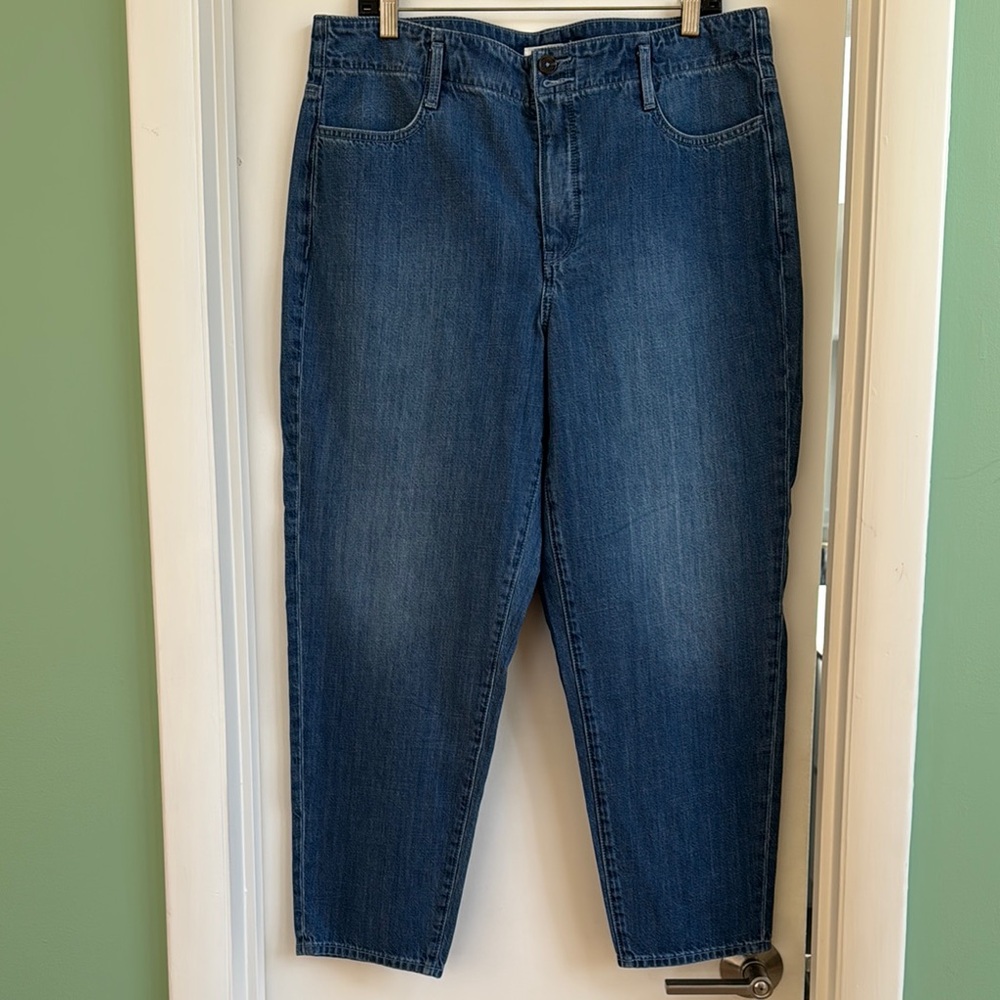 NYDJ Blue Straight Leg Jeans